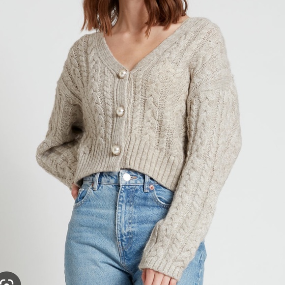 Point Zero Sweaters - Point Zero Pearl Cardi